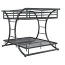 Weston - Bunk Bed Full Over Full - Gunmetal by HouseOfZazla