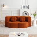 2-in-1 Folding Sofa Bed with Pillow