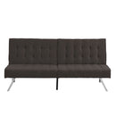 Modern Sofa Bed With Wood Frame And Stainless Legs