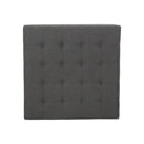 Upholstered Tufted Fabric Storage Ottoman by HouseOfZazla