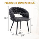 Puffy Bubble, Ball Chain Chairs For Dining Room (Set of 2) by Unique Piece Furniture