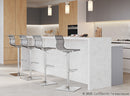 Mirage - Contemporary Adjustable Barstool With Swivel by HouseOfZazla