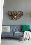 SerethaLeaf Wall Decor - Gold by HouseOfZazla