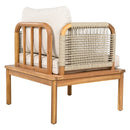 Outdoor 5-Piece Acacia Wood and Rope Patio Sofa Set