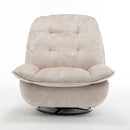 Modern Swivel Gliding Recliner Chair With Rocking Function And Phone Holder, Large Comfortable by HouseOfZazla
