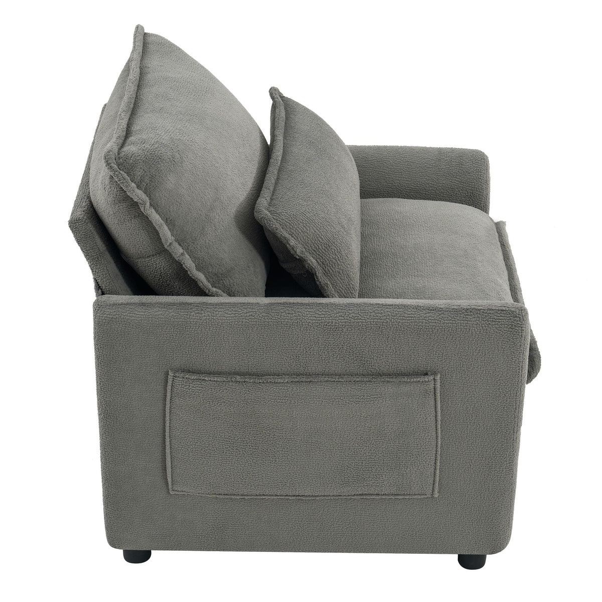 Modern Single Seat Accent Chair With Side Storage Pockets, photo 5 of 40