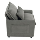 Modern Single Seat Accent Chair With Side Storage Pockets by HouseOfZazla