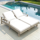 5 Position Adjustable Outdoor Chaise Lounge