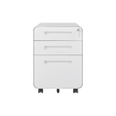 3 Drawer Mobile File Cabinet Under Desk Office,Simple Style Versatile Storage Cabinet for Legal/Letter/A4 Files, 5 Wheel Design Anti-Tilting Cold Rolled Steel Waterproof Moisture-Proof Black
