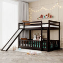 Bunk Bed With Convertible Ladder And Slide by HouseOfZazla