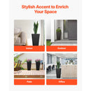 Set of 2 Tall Outdoor Planters 22 Inch