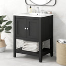 24" Black Bathroom Vanity by HouseOfZazla