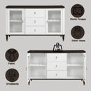Carene - Server - Brown / White by Unique Piece Furniture