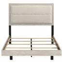 Trenton 54-inch Wood Full Panel Bed Rustic Cream