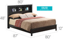 Bed With Transitional Design Stylish by HouseOfZazla