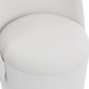 Barrel Chair With Built In Storage, 360° Swivel - Beige by HouseOfZazla