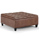 Harrison - Upholstered Coffee Table Storage Ottoman by Unique Piece Furniture