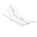 Outdoor Rope Chaise Lounge Set with Teak Look Side Table by HouseOfZazla