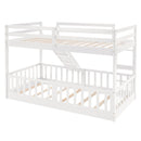 Functional Bunk Bed & Convertible Ladder And Slide by HouseOfZazla