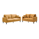 Modern Upholstered 2 Piece Sofa Set With 3 Seater And 2 Seater by Unique Piece Furniture
