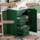 Bathroom Vanity With Under Mount Sink, 2 Drawers And Soft Closing Door by HouseOfZazla