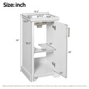 Bathroom Vanity With Sink, Soft Close Door, Adjustable Shelf, Freestanding Single Unit - White by HouseOfZazla