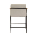 Mid Century Modern Counter Stool Set With Iron Frame by HouseOfZazla