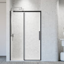 46-48" W x 76" H Frameless Single Sliding Shower Door Matte Glass by HouseOfZazla