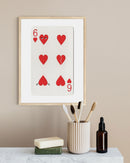 Red Hearts Card