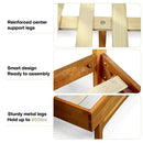 Acacia Elara Platform Bed Frame with Headboard - Stylish and Durable Design