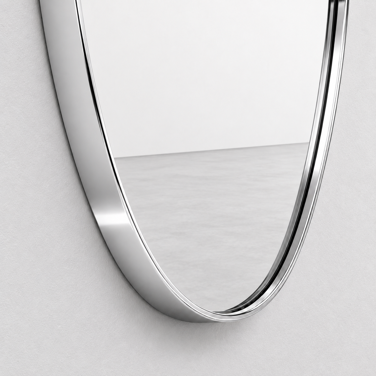 Pebble Mirror Set, close-up of the surface