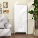 Adjustable 2 Door Kitchen Pantry Cabinet With Striped Design by HouseOfZazla