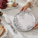 Grape Plate with Server by Arthur Court Designs