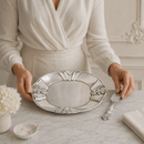 Fleur-De-Lis Plate with Server