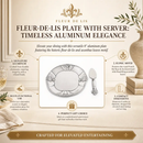 Fleur-De-Lis Plate with Server by Arthur Court Designs