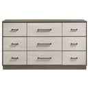 Fenwick 9-drawer Dresser Grey Oak