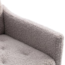 Accent Chair, leisure single sofa with Rose Golden feet