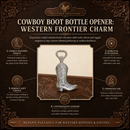 Cowboy Boot Bottle Opener by Arthur Court Designs