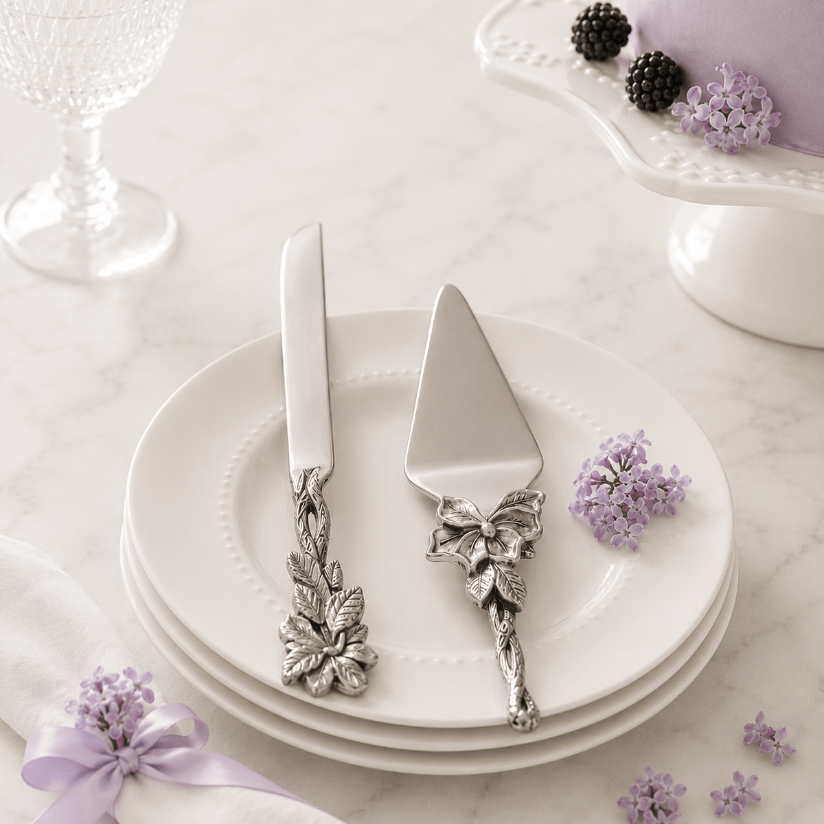Magnolia Cake Knife and Pie Server, photo 9 of 13