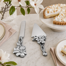 Magnolia Cake Knife and Pie Server by Arthur Court Designs