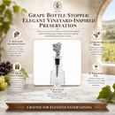 Grape Bottle Stopper by Arthur Court Designs
