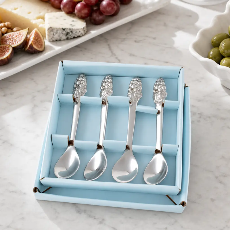Grape Set/4 Spoons, photo 7 of 10