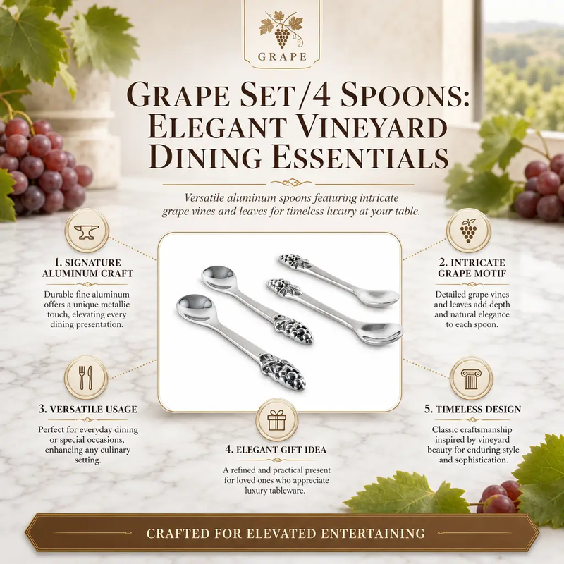 Grape Set/4 Spoons, photo 10 of 10