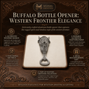 Buffalo Bottle Opener by Arthur Court Designs