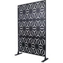 Outdoor & Indoor Metal Privacy Screen, Freestanding Decorative Panels by HouseOfZazla