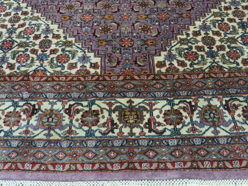8' X 10' Vintage Fine Handmade India Wool Rug Hand Knotted Carpet Detailed Nice