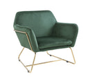 Keira - Accent Chair With Metal Base by HouseOfZazla