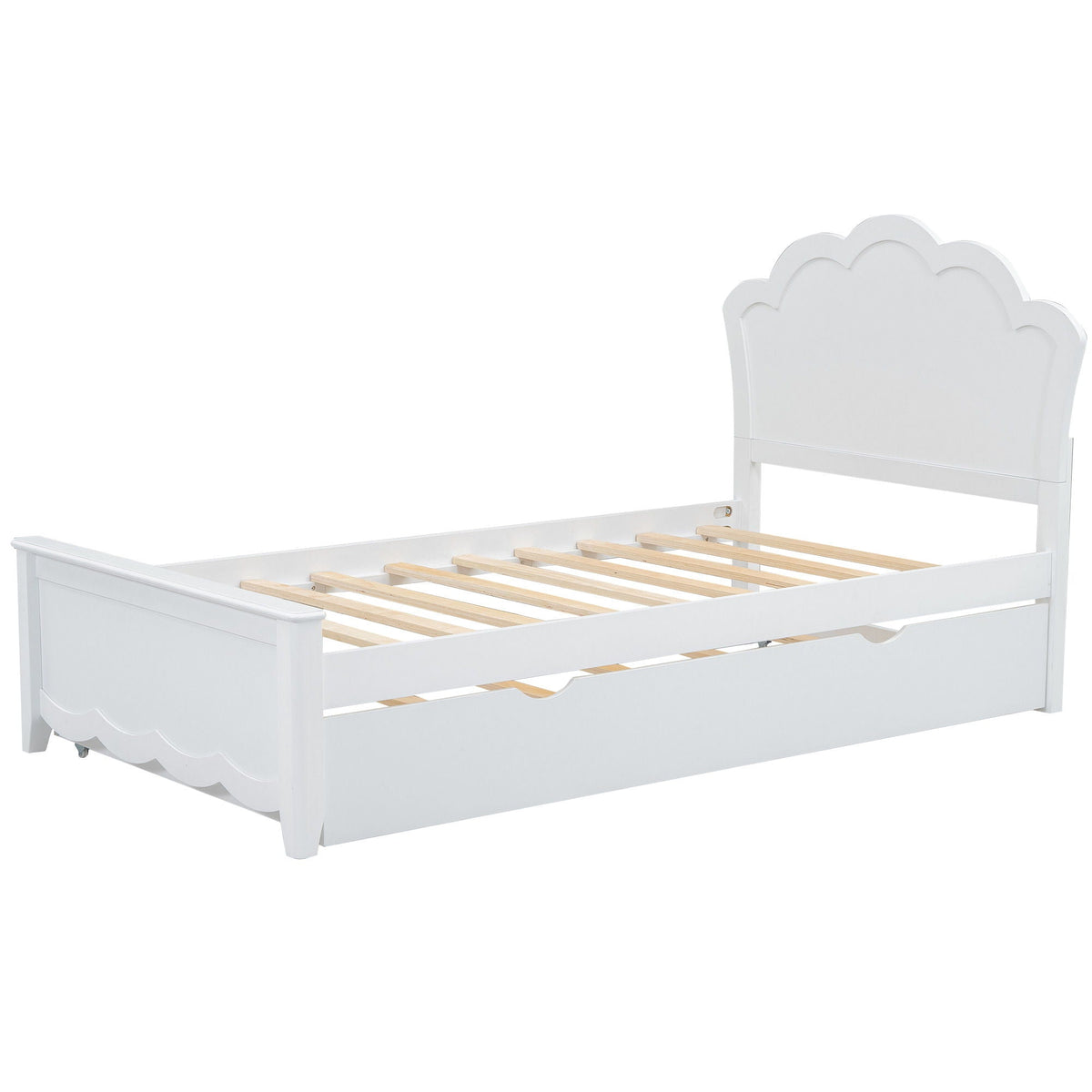 Platform Bed With Headboard And Trundle, photo 2 of 10