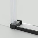 56-60"W x 76"H Frameless Sliding Shower Door with Premium Tempered Glass by HouseOfZazla