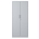 Heavy Metal Garage Storage Cabinet With Locking Doors, Steel, Adjustable Shelves